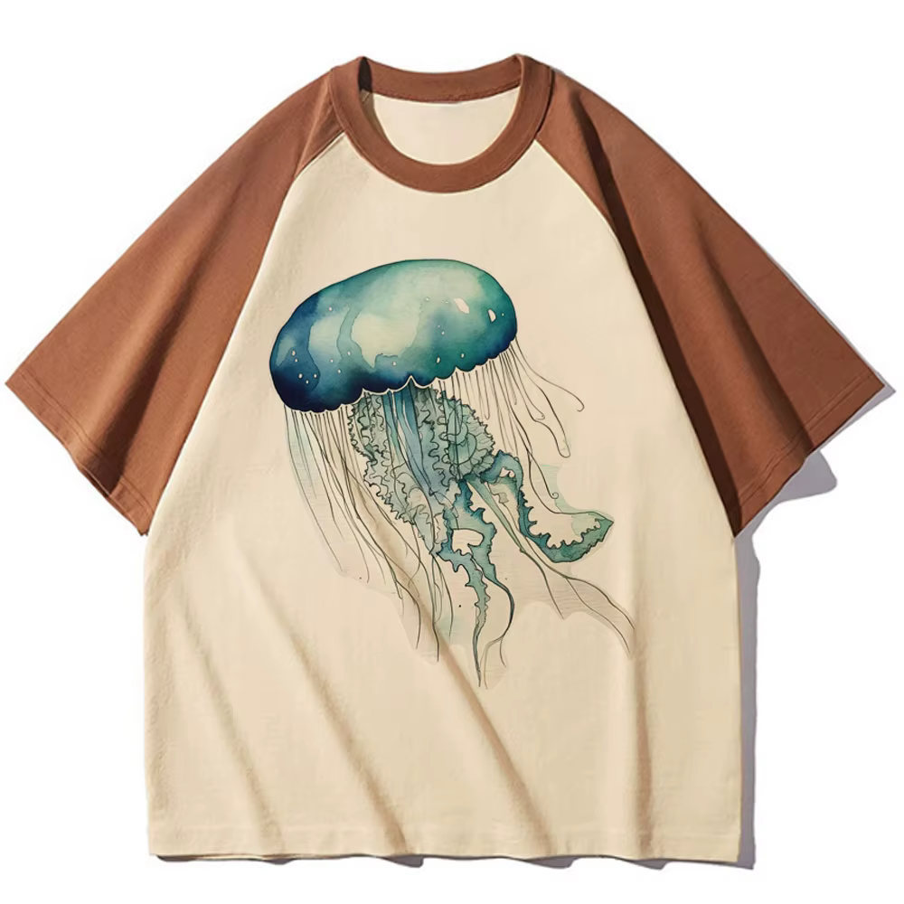 Méduse t-shirt femmes bande dessinée manga mélange t-shirt femme anime vêtements