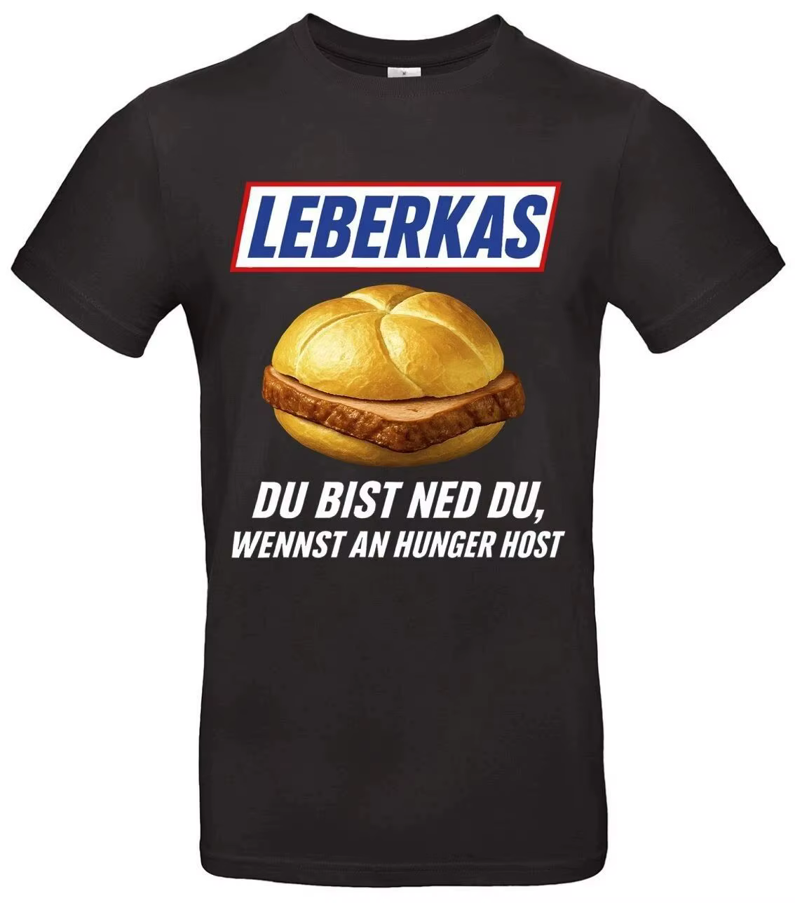 T-shirt humoristique Leberkas Meme Y2k, streetwear décontracté, en coton, imprimé surdimensionné, co