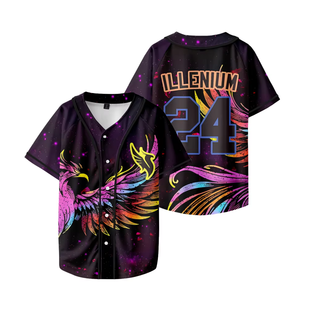 Illenium EDC Jersey Cosplay Merch Jecket Tee T-shirt printemps été pour hommes/femmes