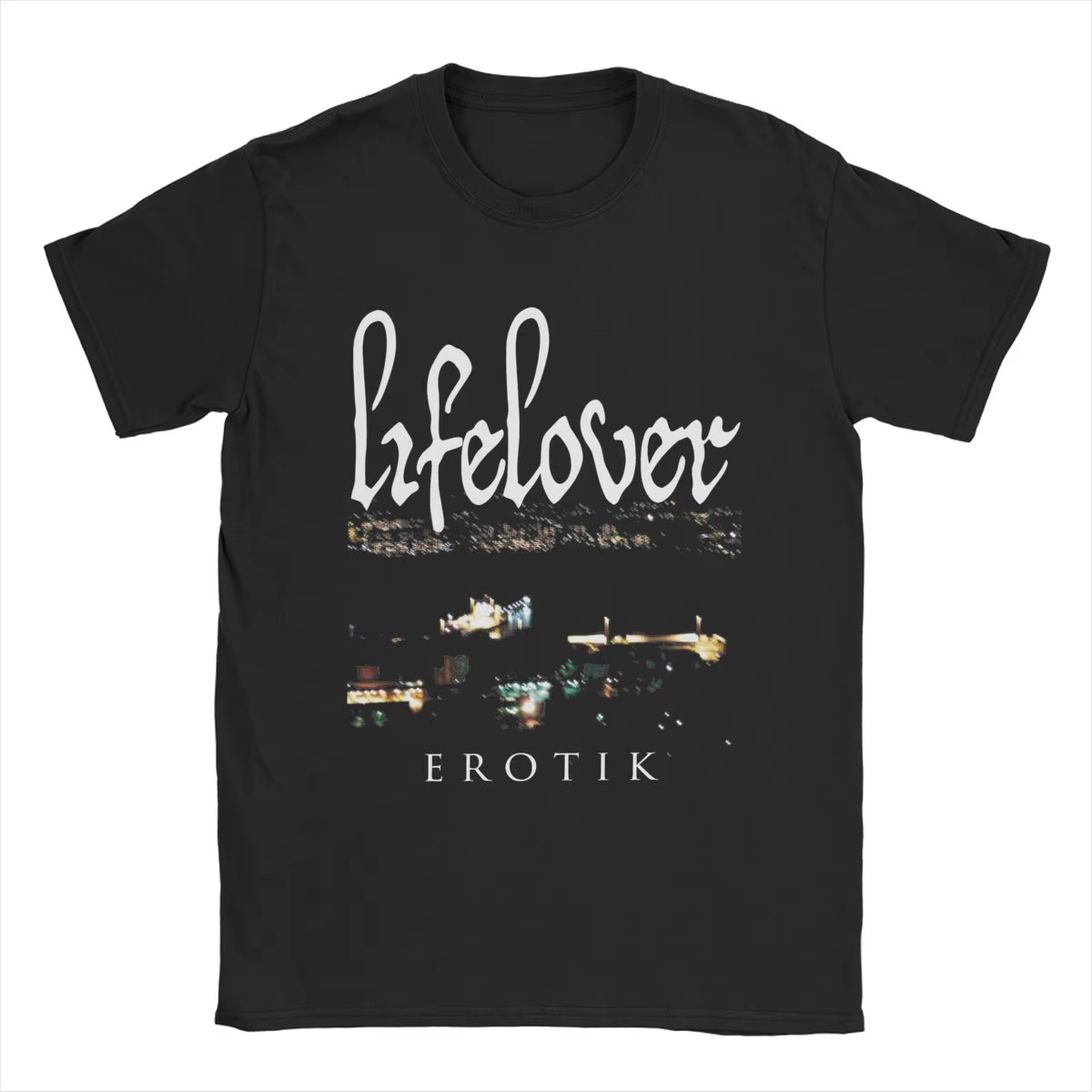 Lifelover T-shirts Érotiques Polyvalents Imprimés en Coton à Manches Courtes Décontractés pour Homme
