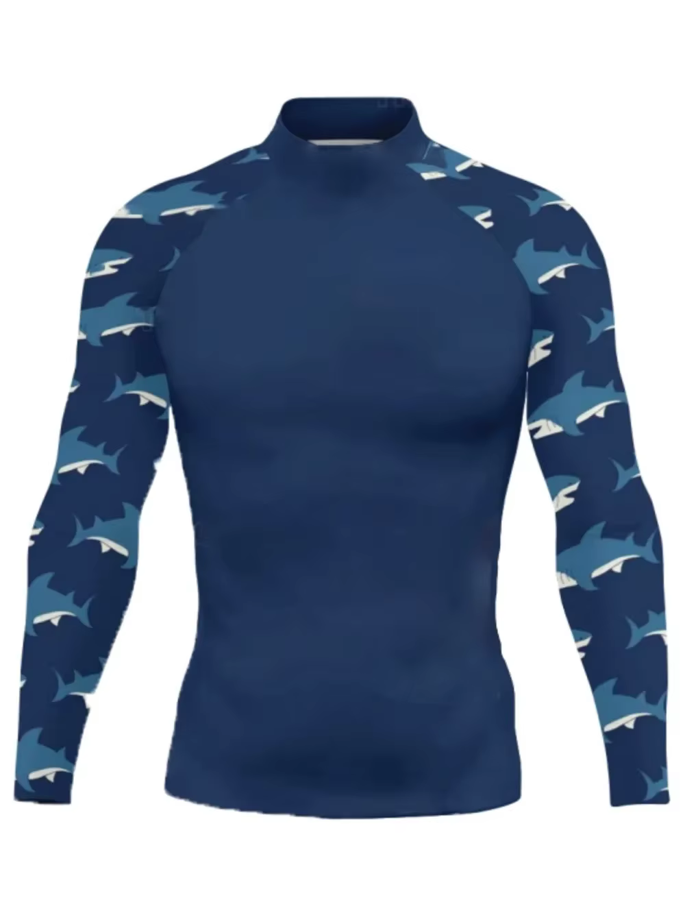 Surf Rash Guard maillots de bain hommes à manches longues Protection UV vêtements de plongée été sur