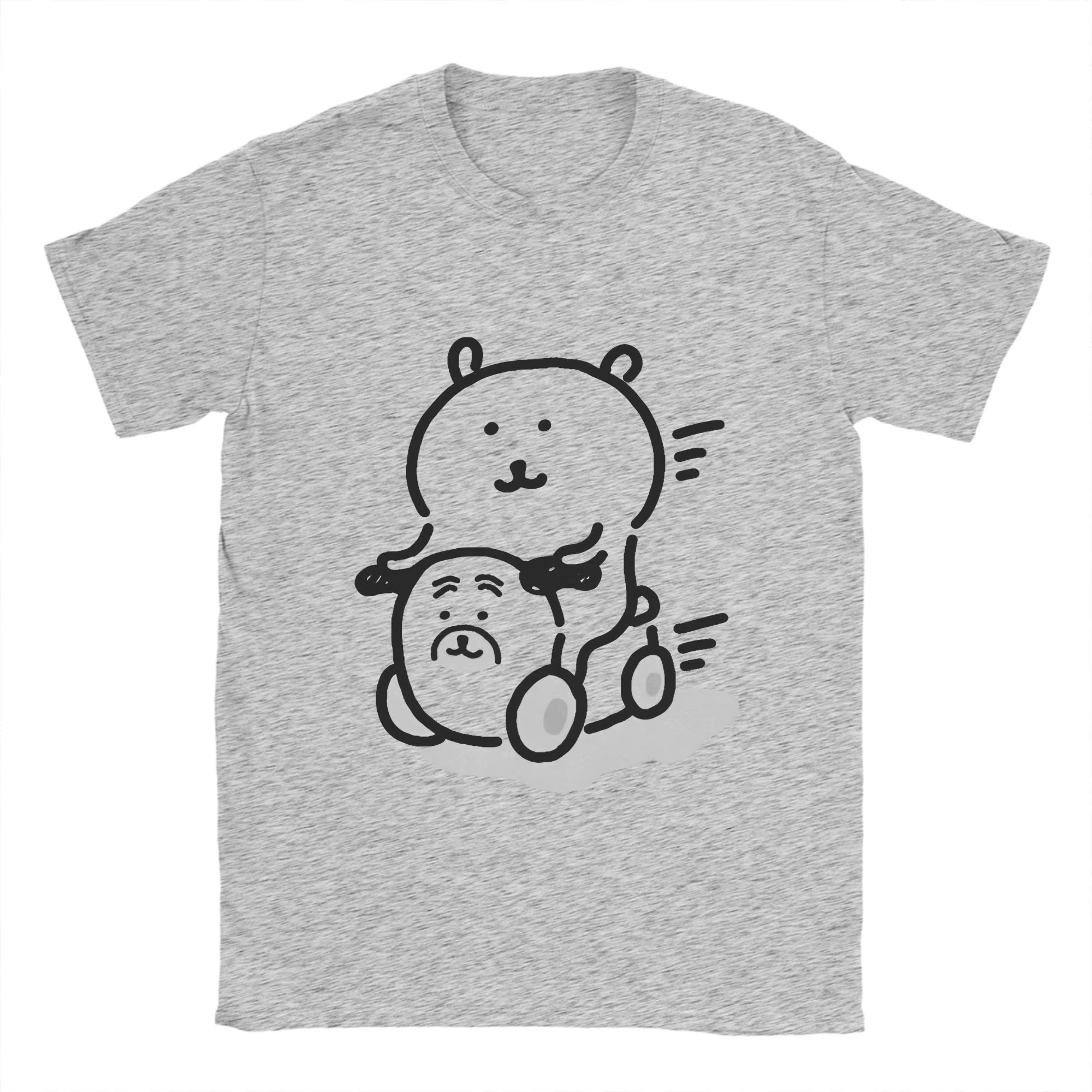 T-shirt Joke Bear pour hommes, t-shirt de plage décontracté, à manches courtes, Y2K, amusant