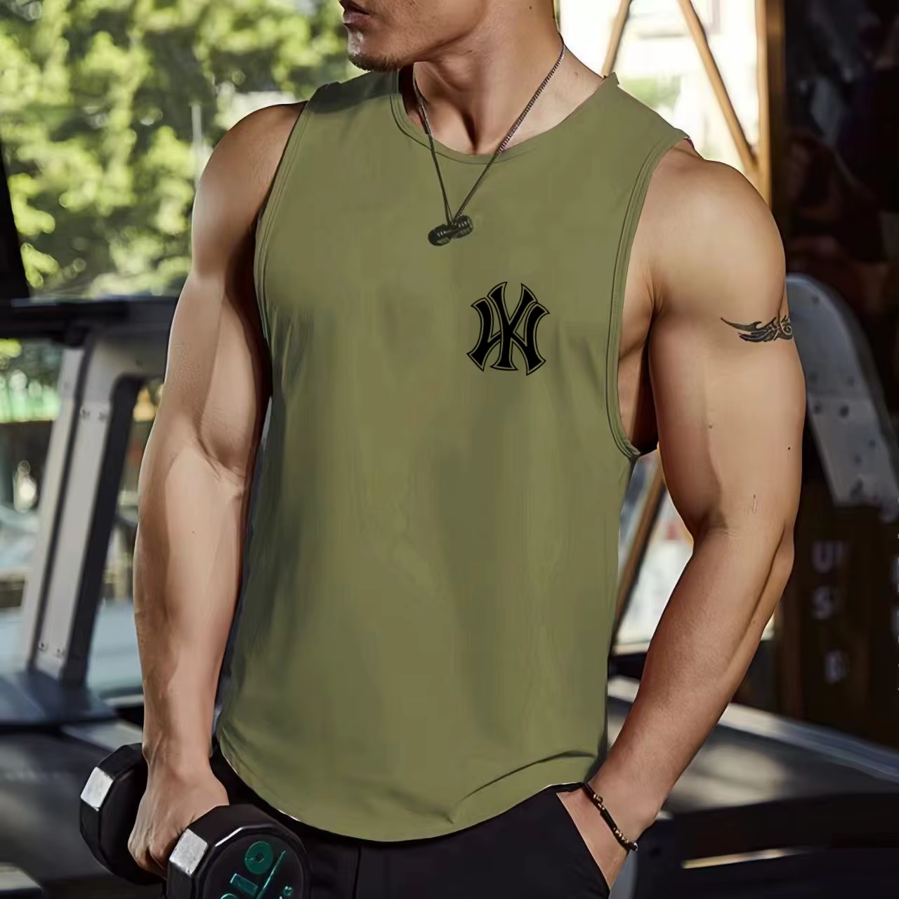 Vêtements de sport populaires pour hommes en été, gilet de fitness, gilet sans manches à séchage rap