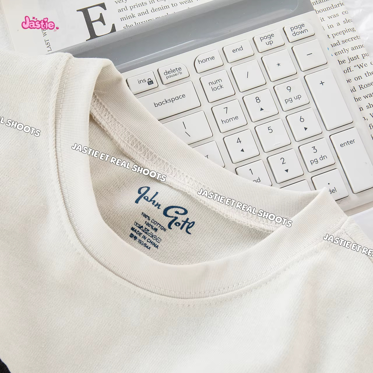 T-shirt manches courtes col rond femme, vintage, lettre graphique, court, décontracté, rétro, classi