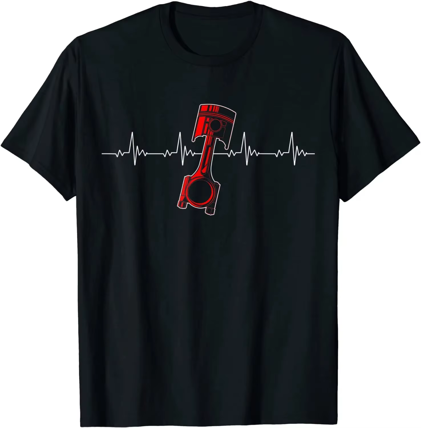 Mécanicien Piston battement de coeur voiture mécanicien cadeau pour Drag Racer T-Shirt T-shirts pers