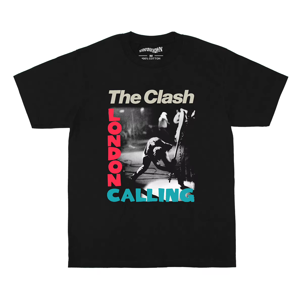 T-Shirt The Clash London Calling Punk New Wave Sex Pistols Ramones The Damned, vêtements pour hommes