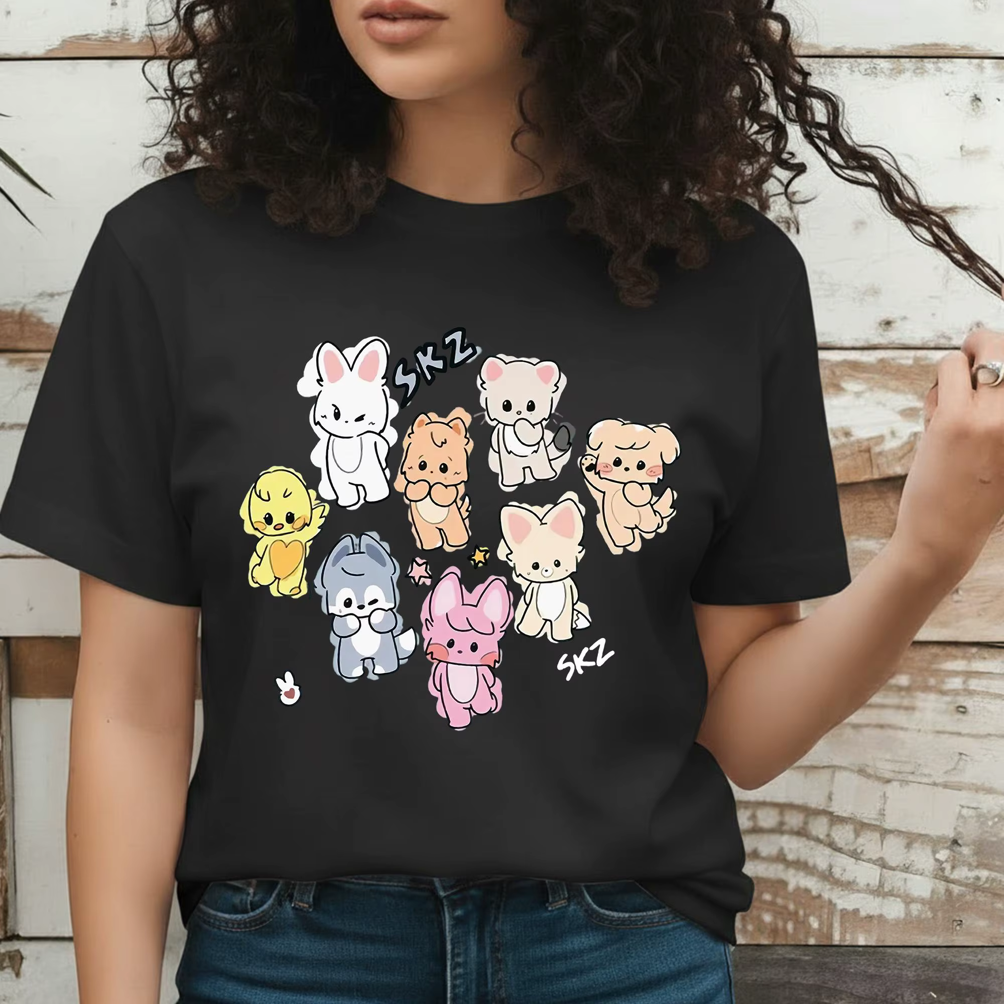 T-shirt pour hommes et femmes, vêtements d'été en coton, à la mode, à manches courtes, Streetwear, S