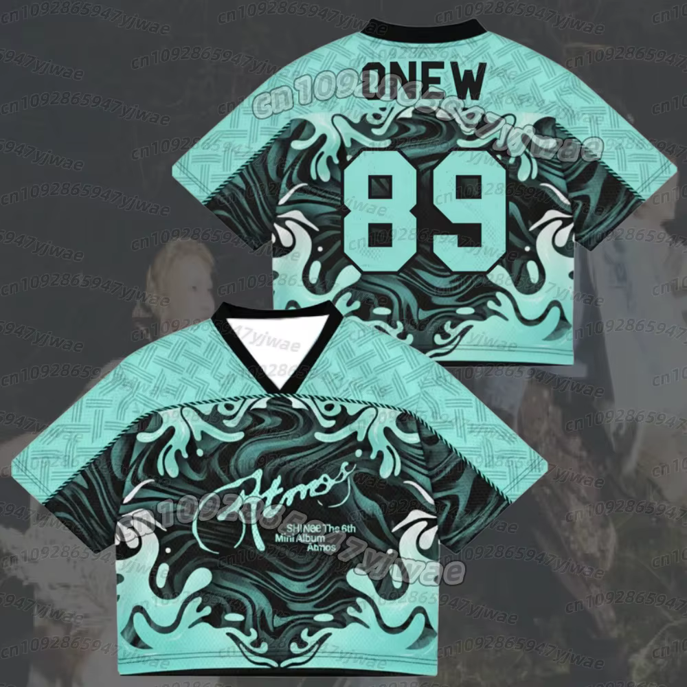 T-shirts pour femmes Midnight Thoughts Shinee Atmos Album Concert Tour Mix Mesh Jersey TAEMIN, cadea