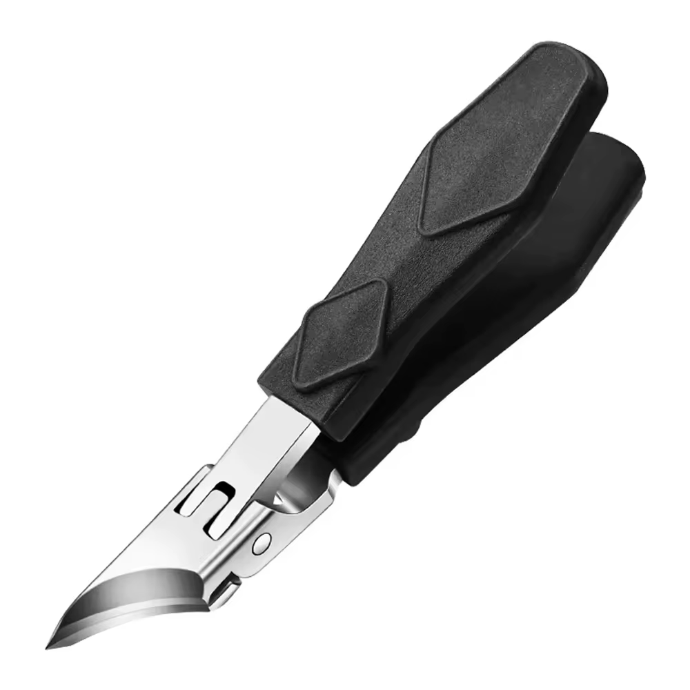 Nouveau coupe-ongles à nez pointu, biseauté, original à grande ouverture, coupe-ongles à nez pointu,