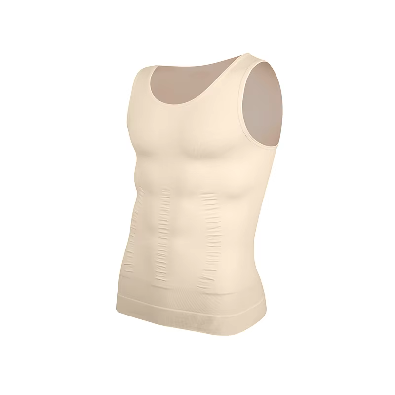 Débardeur moulant pour homme, uni, pour loisirs, sport et fitness, très extensible, col rond, sans m