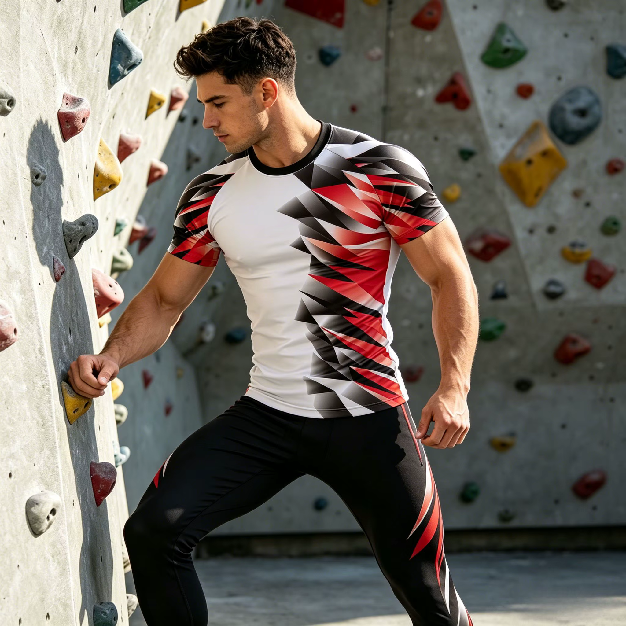 T-shirt de sport athlétique raglan pour homme