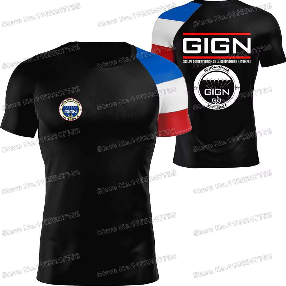 T-shirt Groupe d'intervention de la Gendarmerie nationale française
