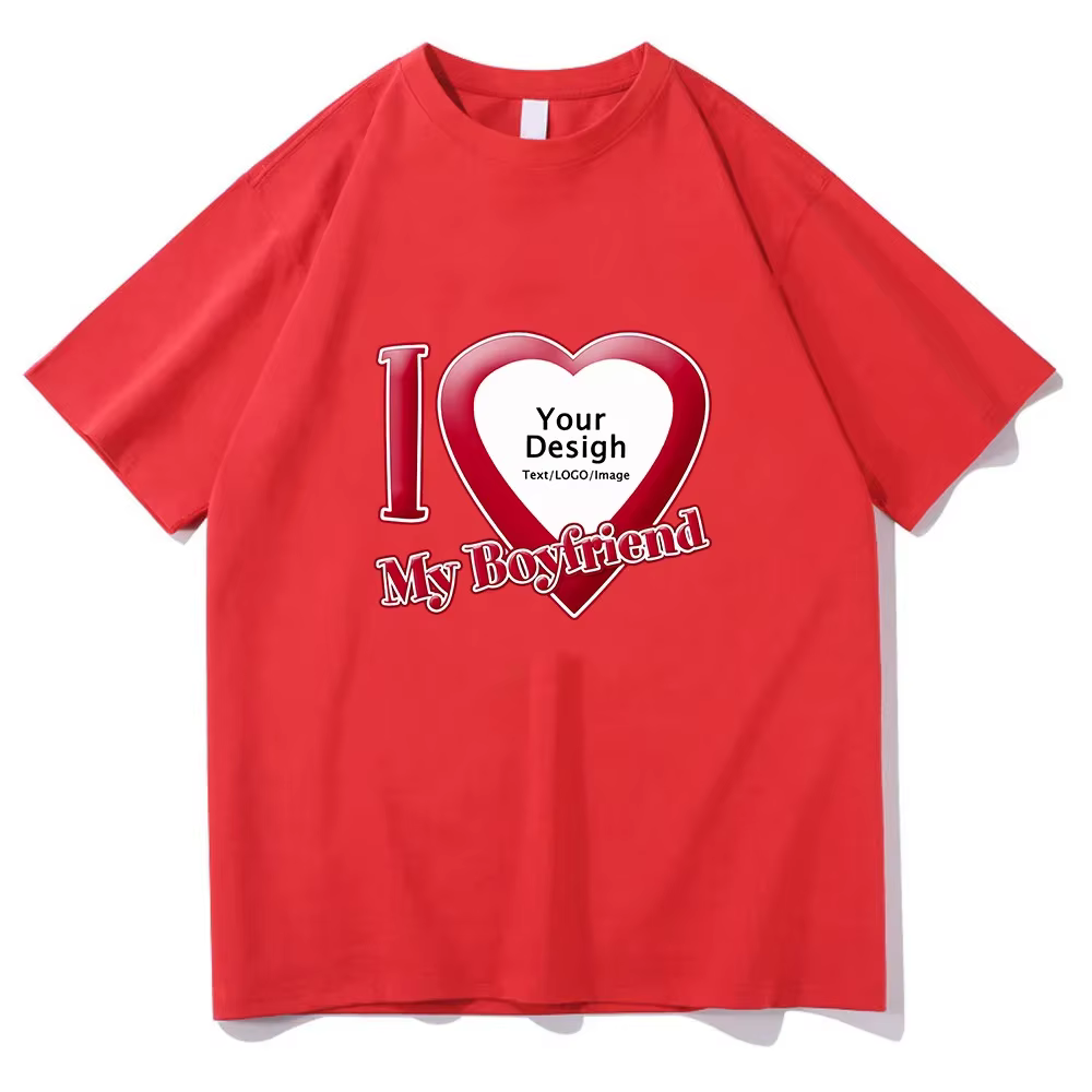 J'aime mon Coupon petit ami T-shirts de haute qualité femmes/hommes