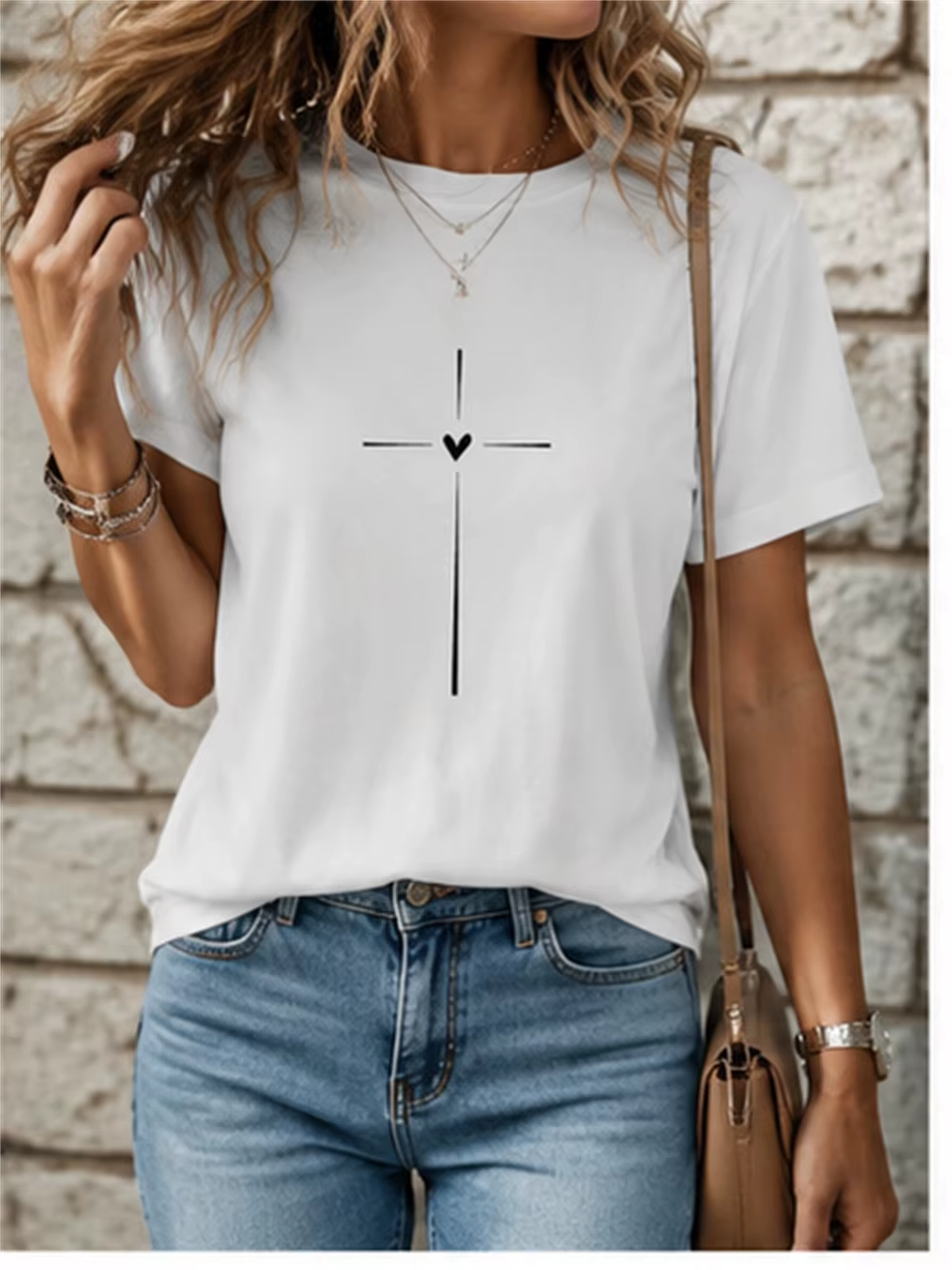 T-shirt de sport décontracté pour femmes