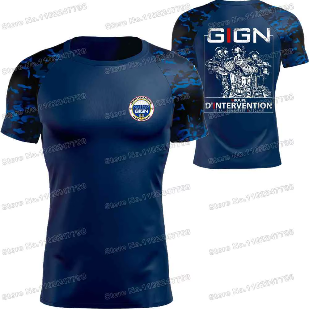 T-shirt Groupe d'intervention de la Gendarmerie nationale française