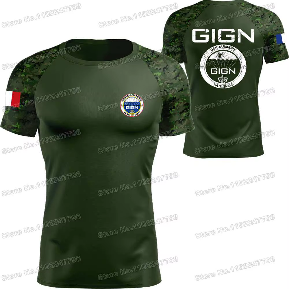 T-shirt Groupe d'intervention de la Gendarmerie nationale française