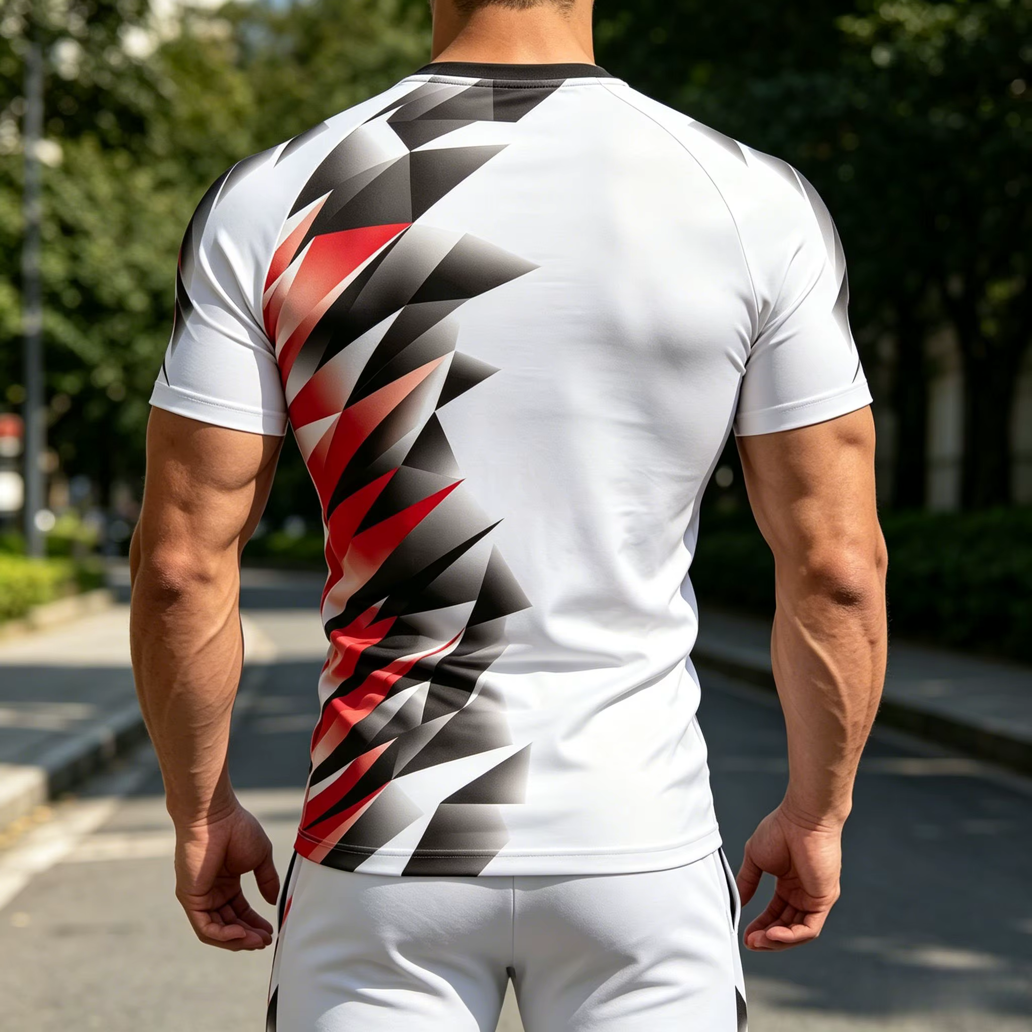T-shirt de sport athlétique raglan pour homme