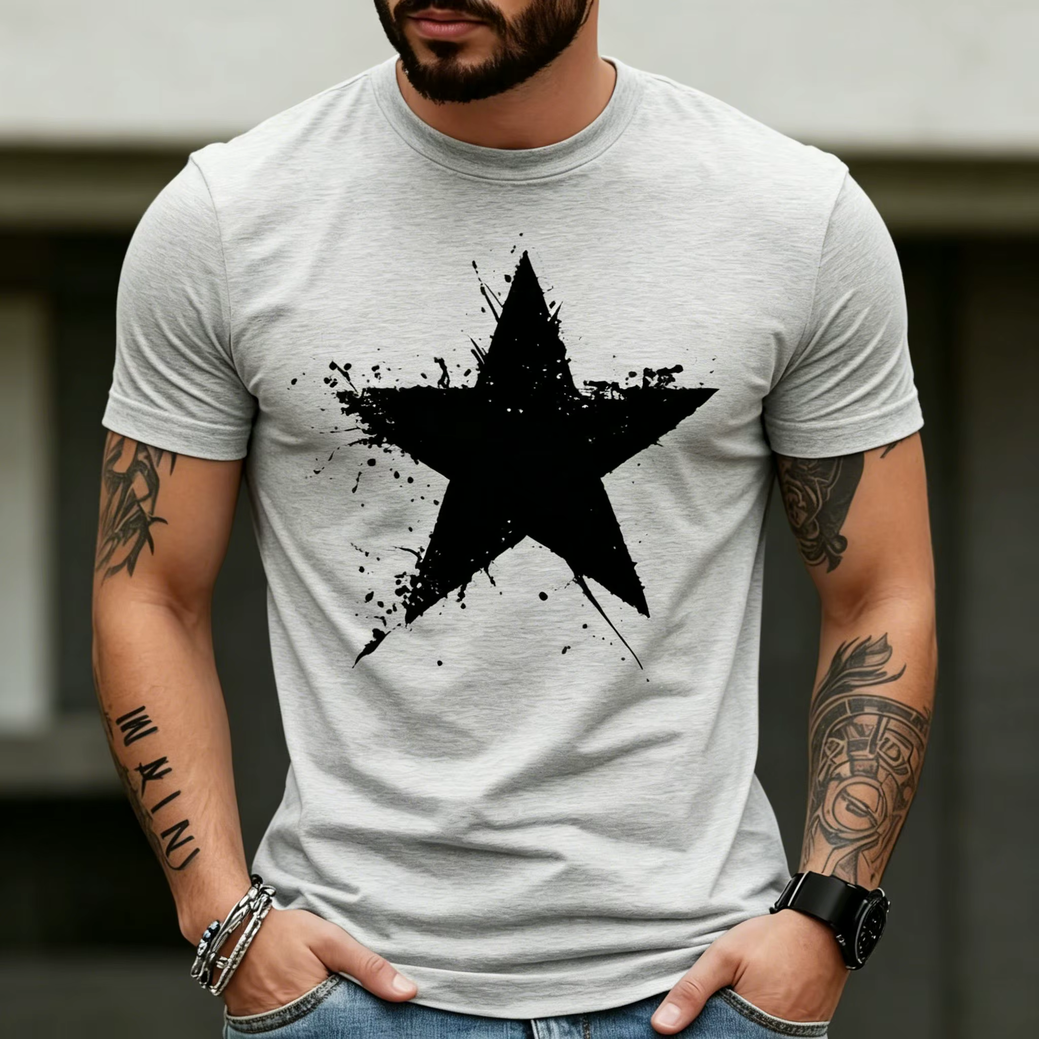 T-shirt pour homme en coton doux