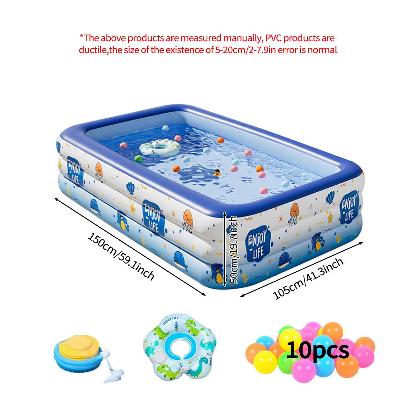 Ensemble de piscine gonflable