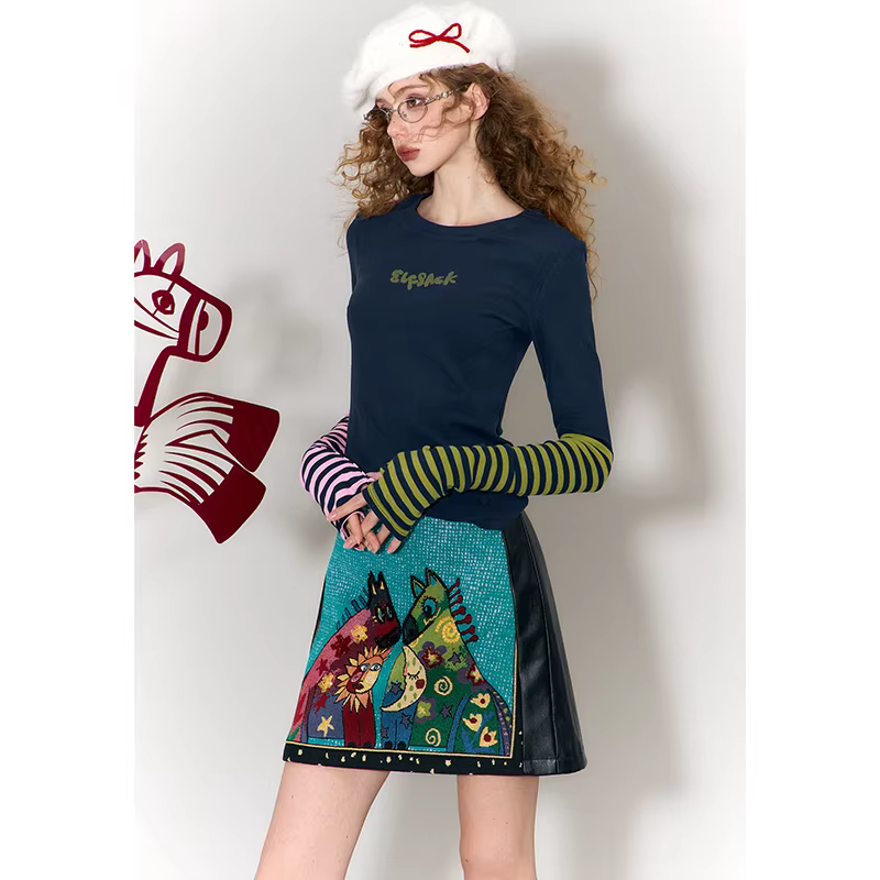 ELFSACK T-shirt à manches longues pour femme