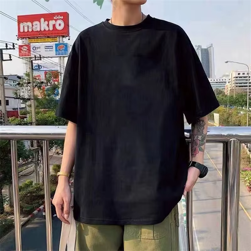 T-shirts en polyester uni pour hommes