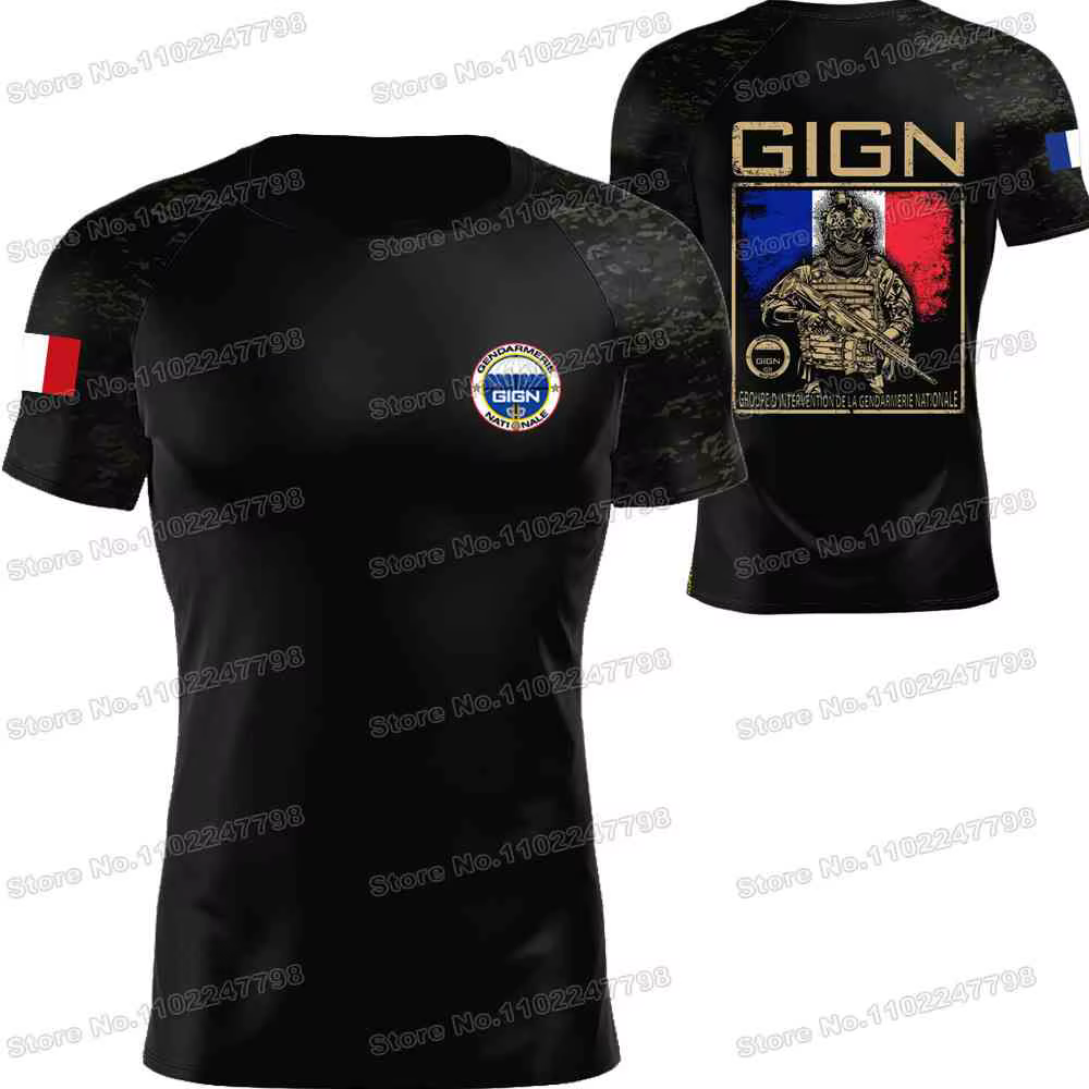 T-shirt Groupe d'intervention de la Gendarmerie nationale française