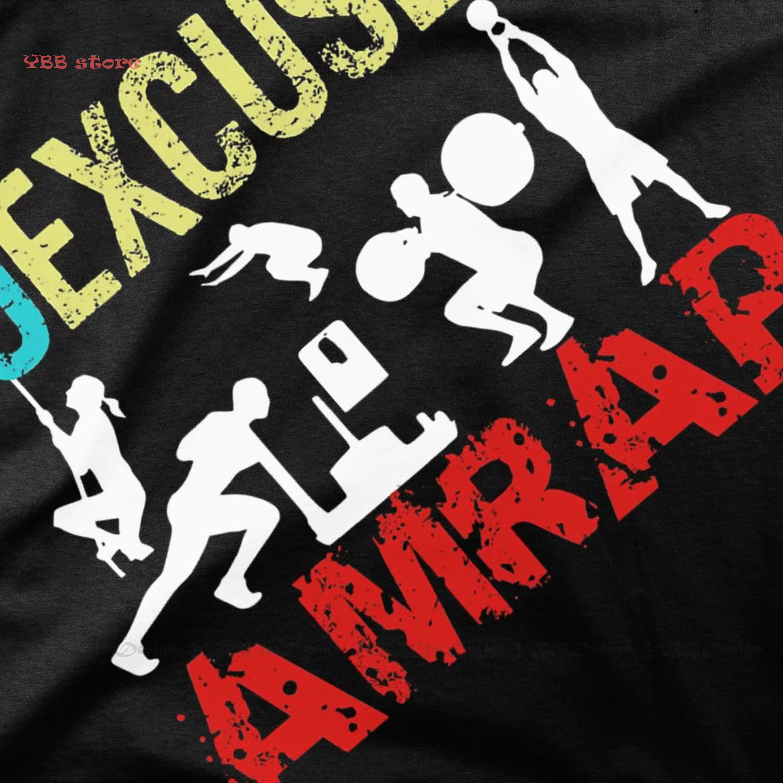 Hommes musculation pompage GYM entraînement musculaire Crossfit T-Shirt noir sans excuses Fitness essentiel pur coton t-shirts Harajuku