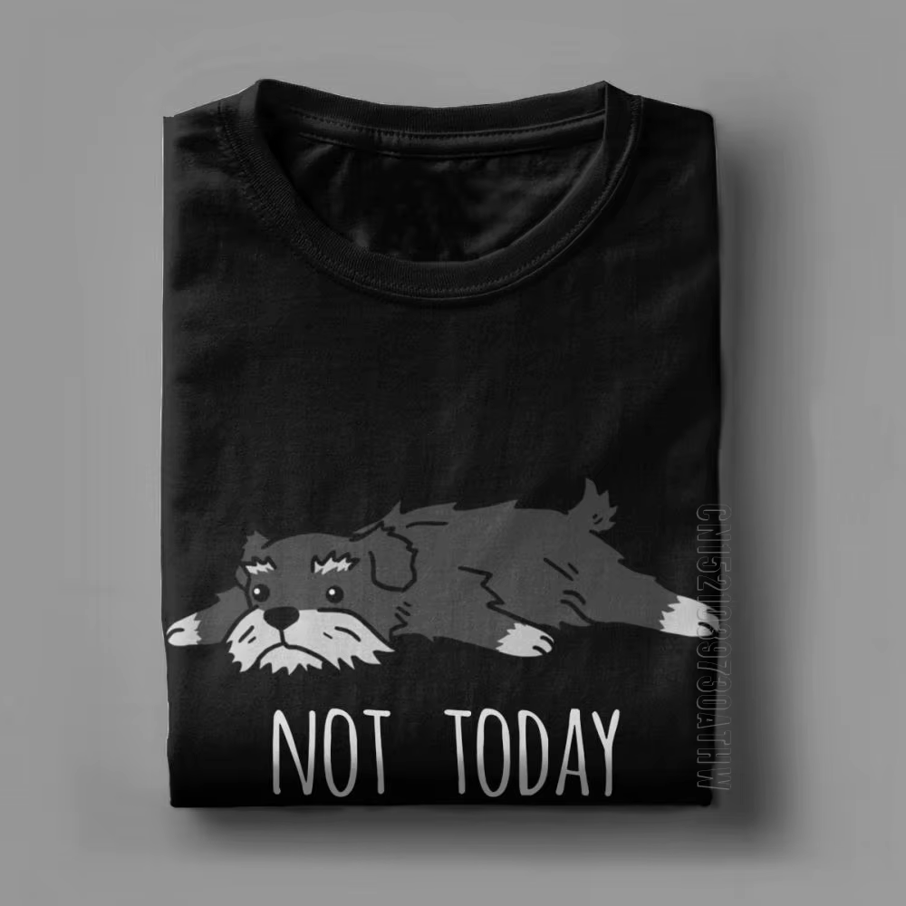 T-Shirt col ras du cou en coton purifié drôle Not Today