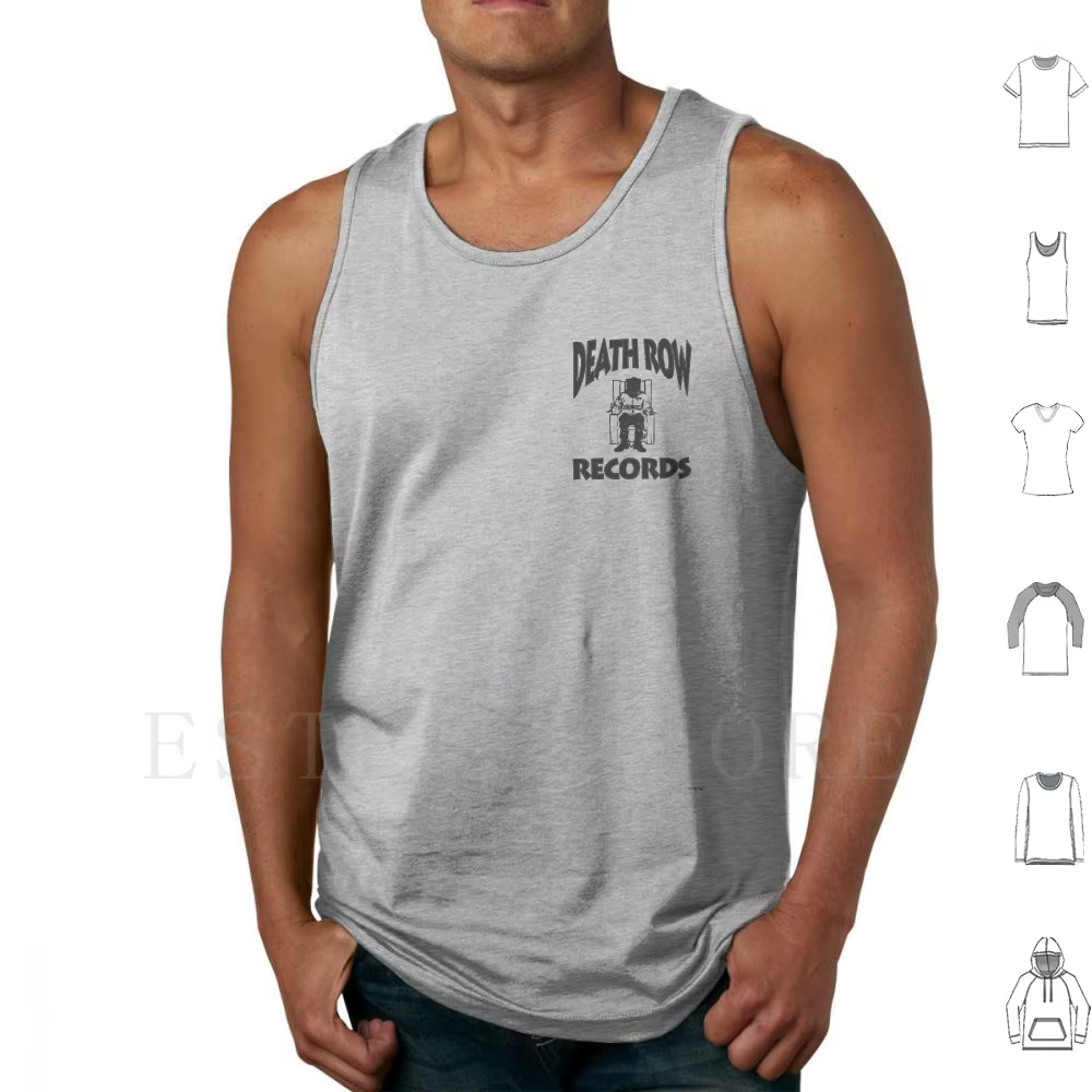 Débardeur Death Row Records, gilet Death Row Records 2pac