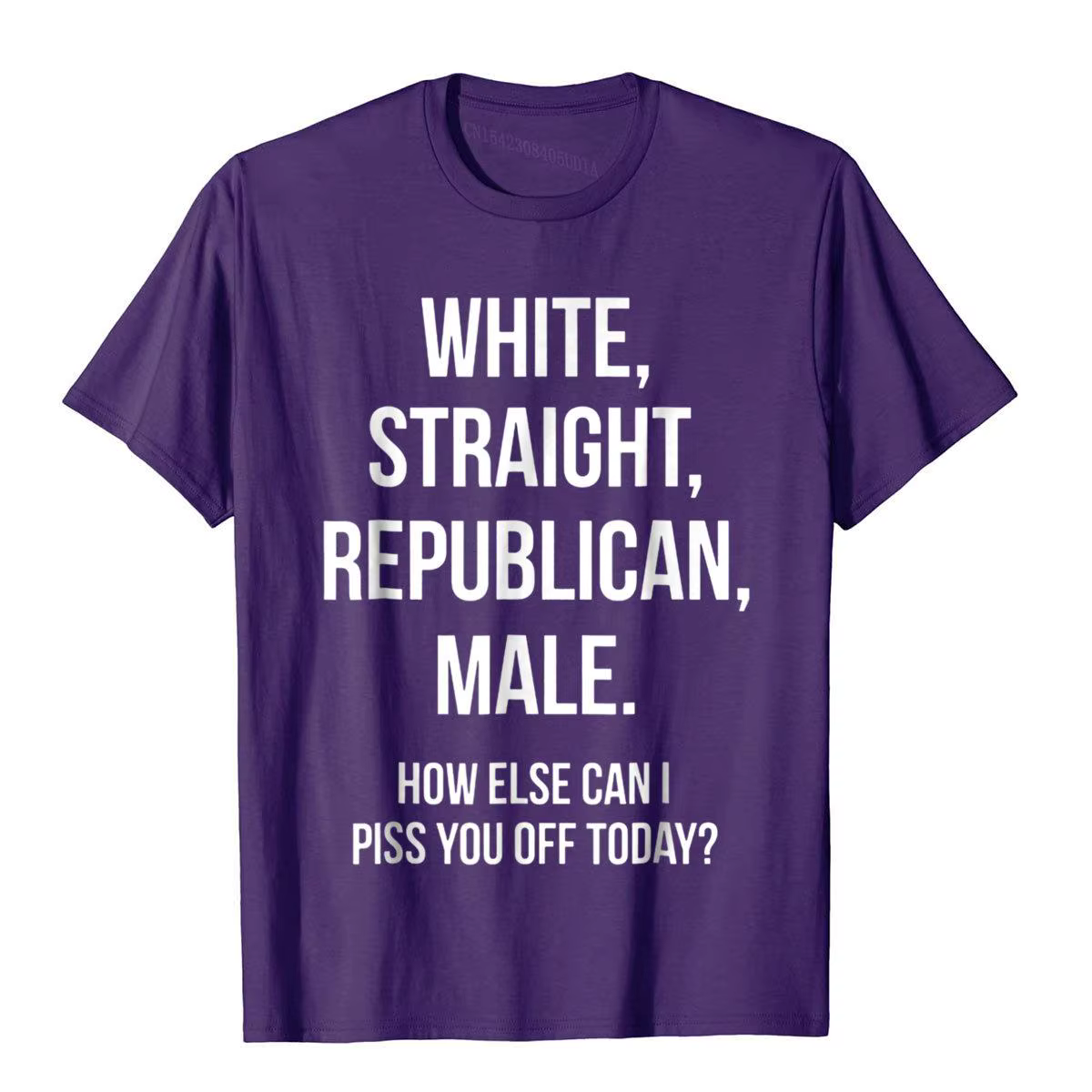 T-shirt imprimé en coton pour hommes