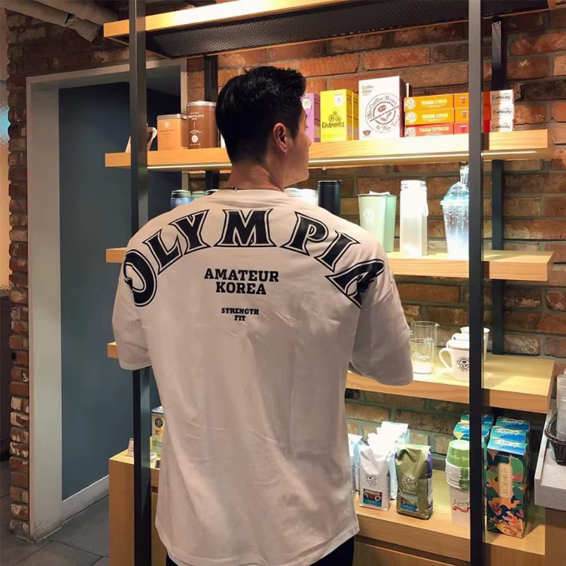 OLYMPIA Coton Gym Shirt dehors T