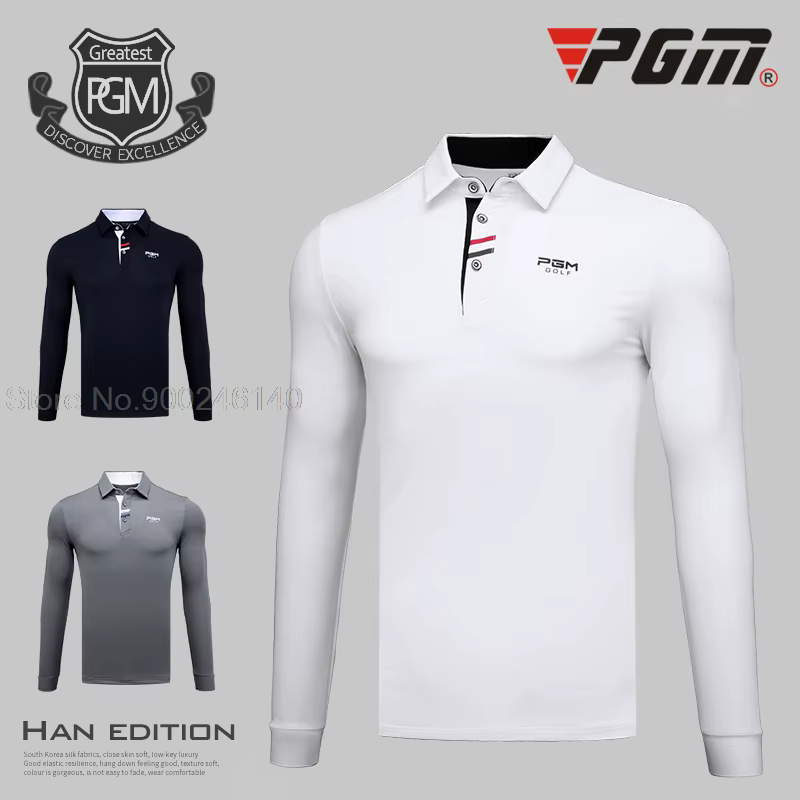 Pgm – t-shirt à manches longues pour homme