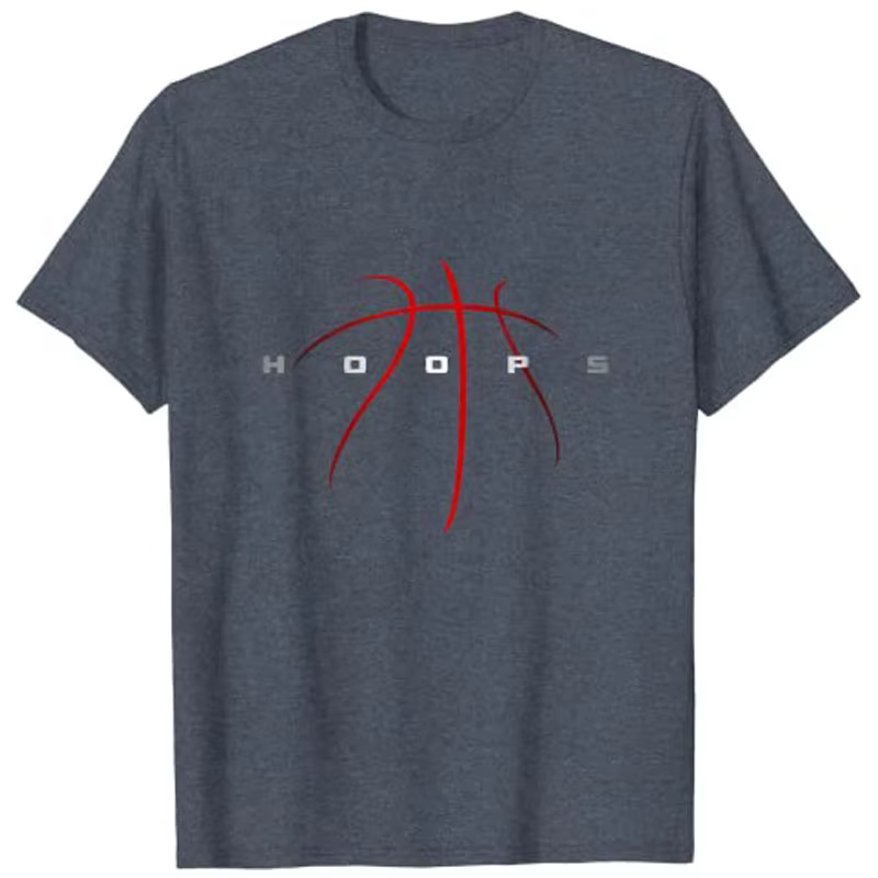 T-shirt de basket-ball en déclin, vêtements de sport, plus tard