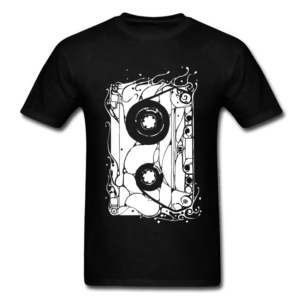 T-Shirt à Manches Courtes et Col Ras du Cou pour Homme