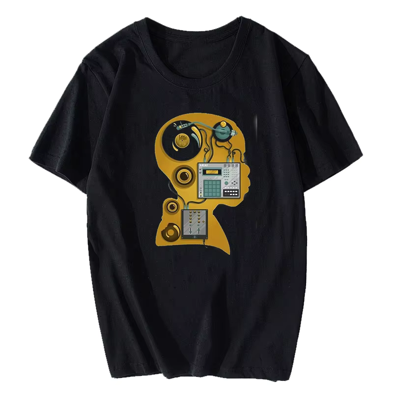 T-shirt en coton esthétique pour hommes