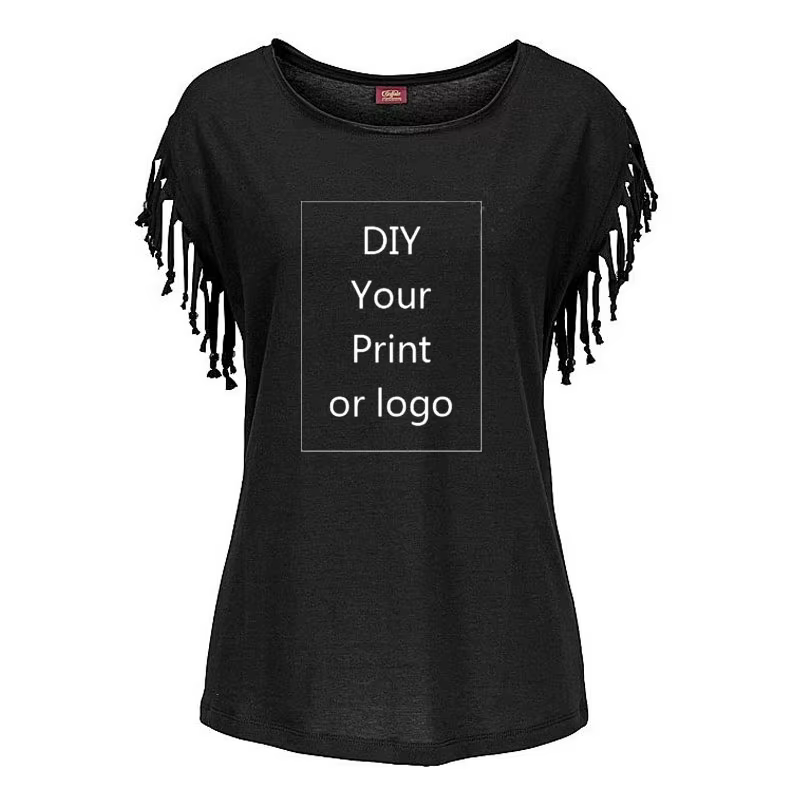 Nouveau T-shirt personnalisé 2026 pour femme – Créez votre propre motif photo ou logo – Haut à manches courtes avec