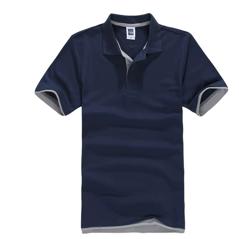 Polo en pur coton à manches courtes pour hommes