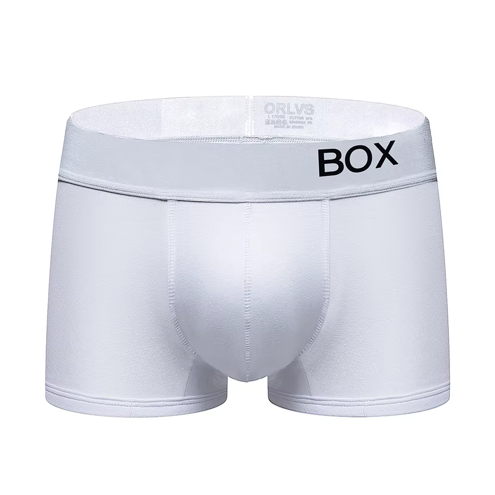 ORLVS-Boxer court pour homme, sous-vêtement sexy, sous-vêtement masculin