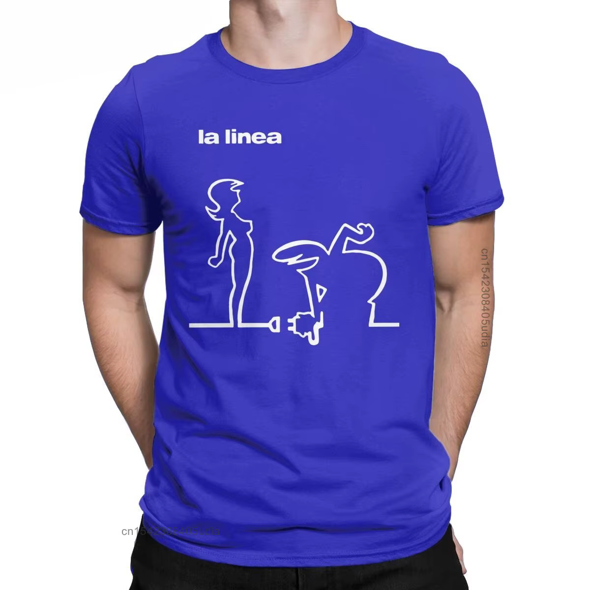 T-Shirt à Col Rond en Pur Coton pour Homme et Femme