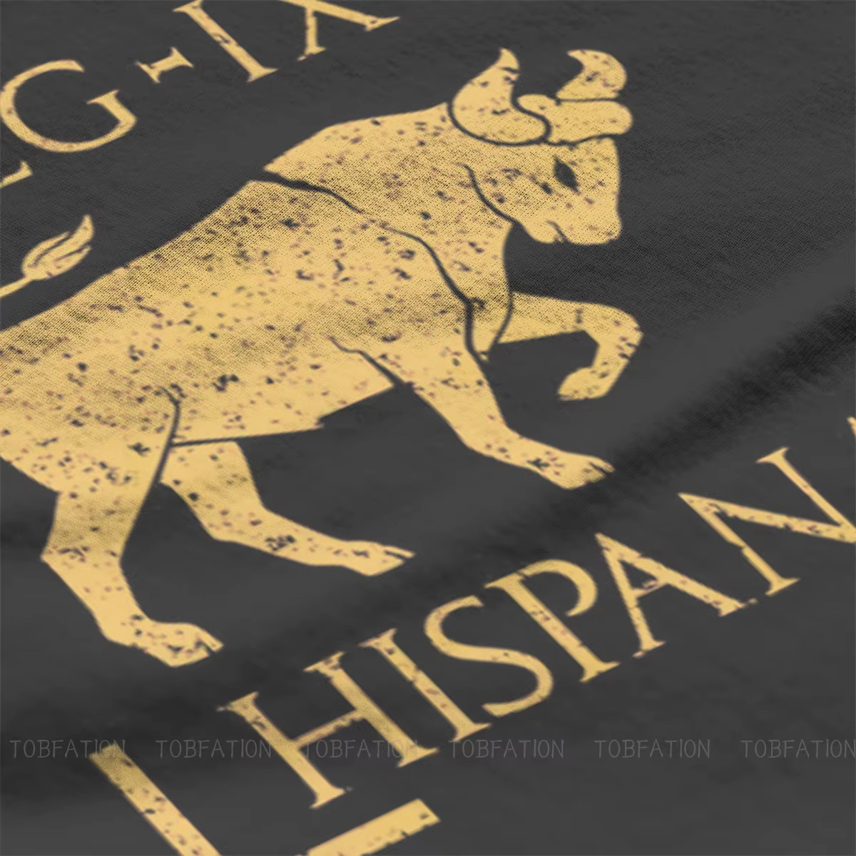 Ancienne Rome t-shirt pour hommes Legio IX Hispana taureau emblème basique