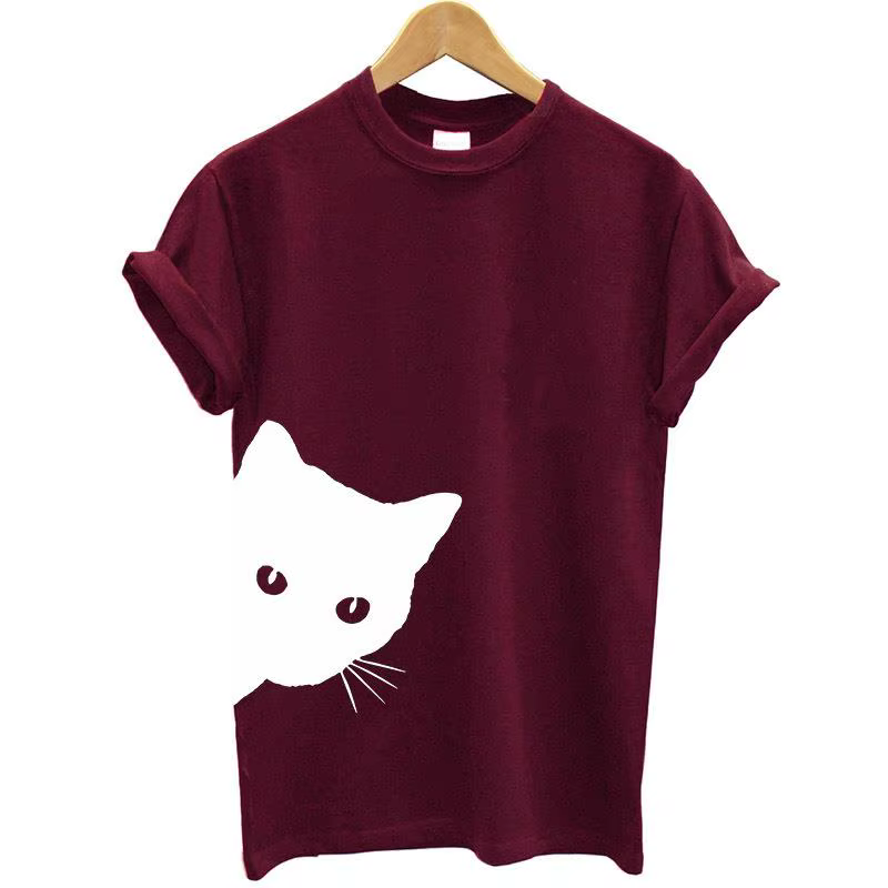 T-shirt manches courtes col rond femme blanc