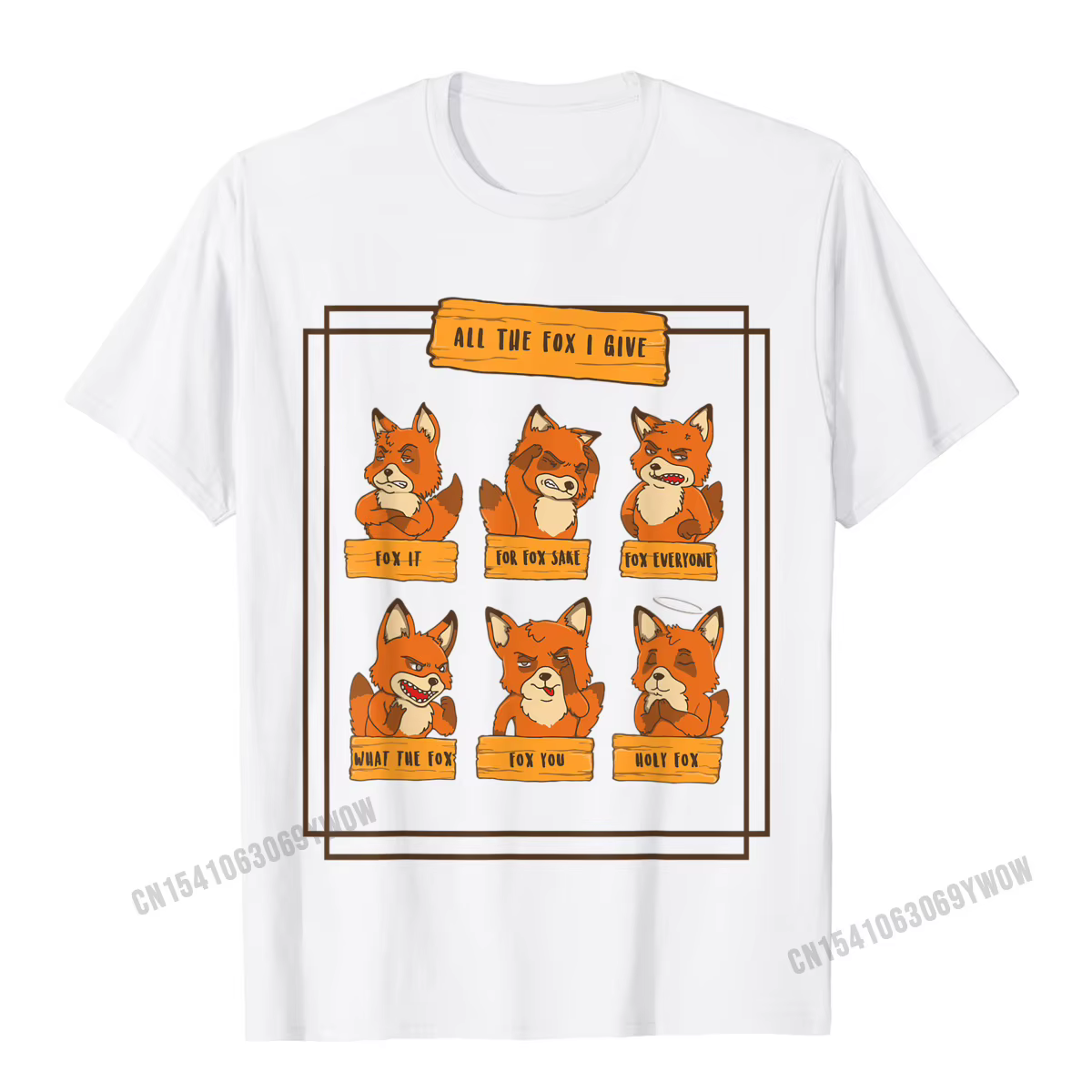 T-shirt imprimé "All The Fox I Give" pour homme