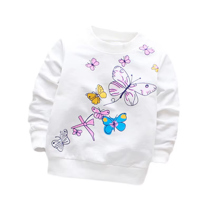 T-shirt en coton à manches longues pour nouveau-né