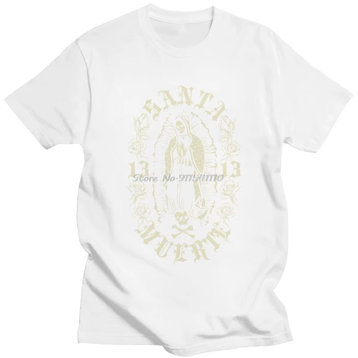 T-shirt gothique à manches courtes pour homme