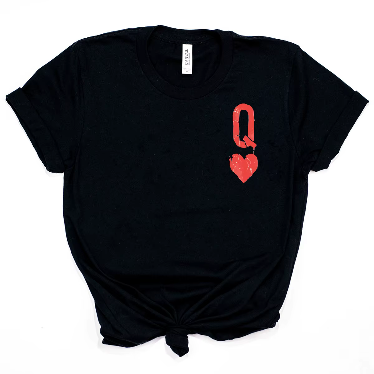 T-shirt reine des cœurs pour filles
