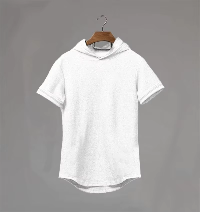 T-shirt à Capuche et Manches Courtes pour Homme