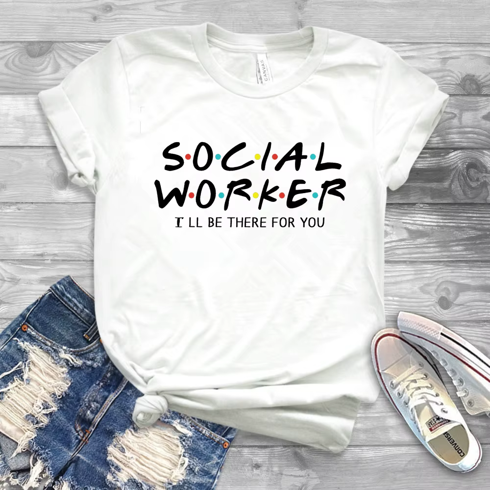 T-shirt humoristique de travailleur social