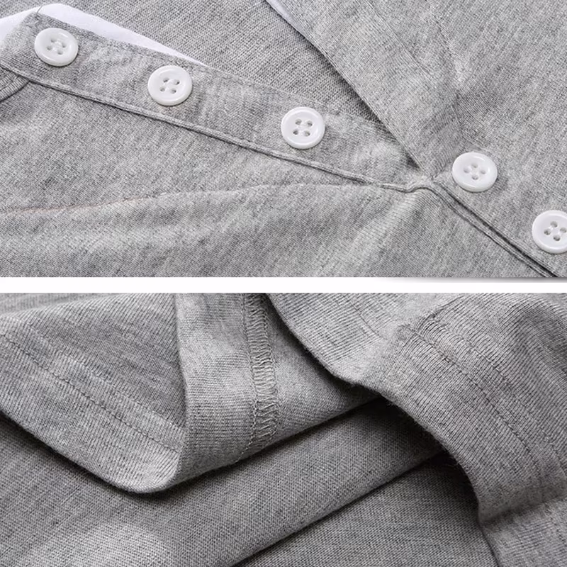 T-shirt à Manches Courtes en Coton pour Homme