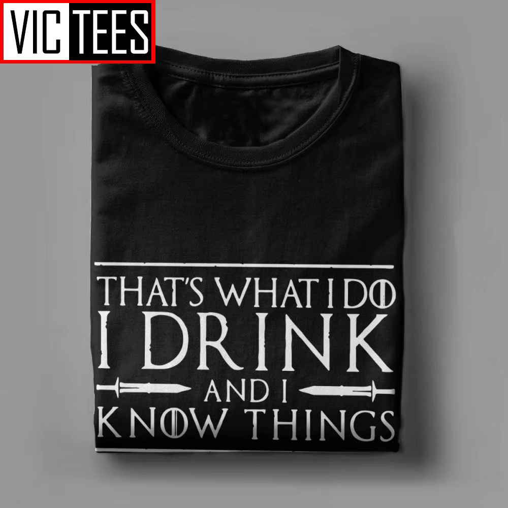 T-shirt noir en coton pour homme