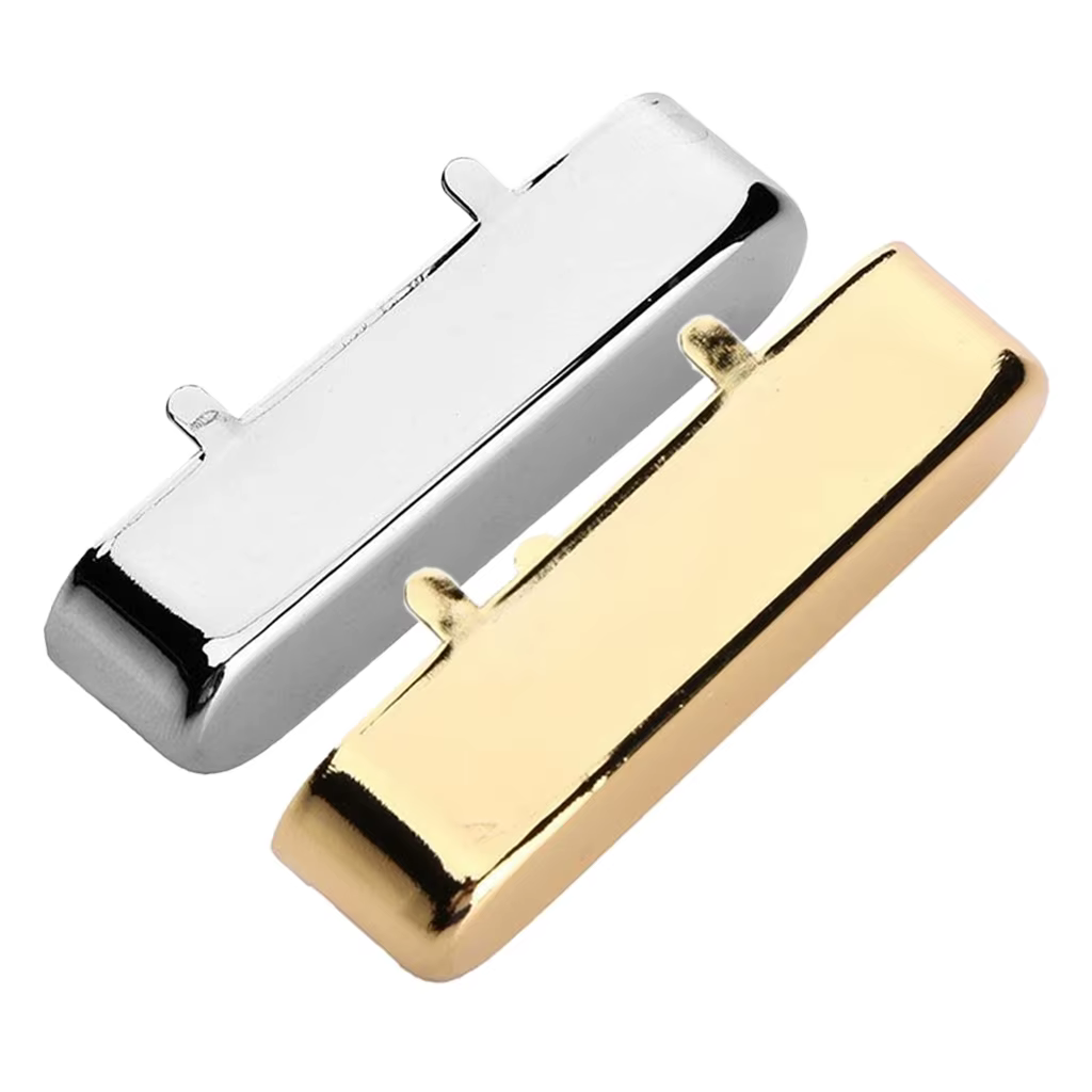 Couvercle de micro de cou en laiton pour TL pour pièces de guitare électrique Telecaster or/Chrome